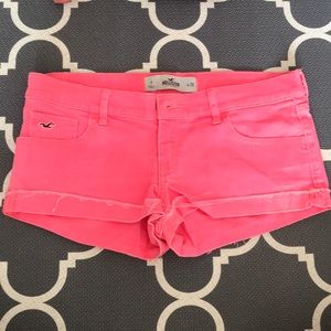 Hollister pink shorts SIZE 7
